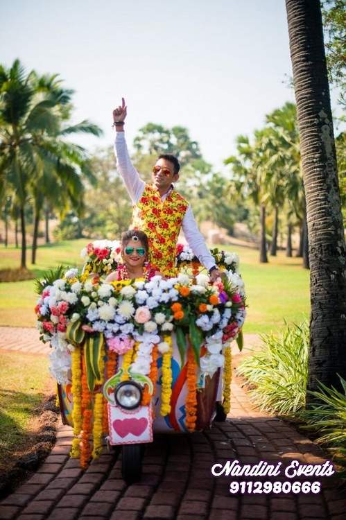 Wedding Entry Decorative Rickshaw Ride