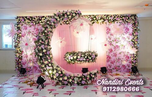 Homemade Naming Ceremony Cradle Decorations Pune | NANDINI EVENTS