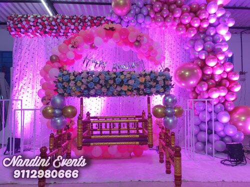 simple naming ceremony decoration at home