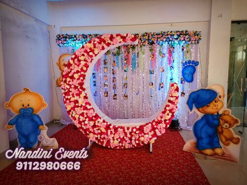 indian style baby shower decoration at home