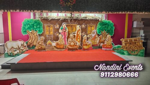 Fabulous Gurukul Theme Munj Decoration 